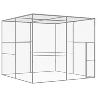 Pozostałe akcesoria dla kotów - VidaXL Klatka dla kota, 3 x 3 x 2,5 m, stal galwanizowana 146361 VidaXL - miniaturka - grafika 1