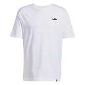 Koszulki męskie - adidas Mężczyźni LOUNGE SLIDE GRAPHIC T-SHIRT, white, S - miniaturka - grafika 1