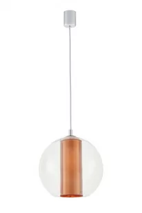 Kaspa LAMPA wisząca MERIDA L 10395117 szklana OPRAWA Abażurowa ZWIS IP20 kula ba - Lampy sufitowe - miniaturka - grafika 1