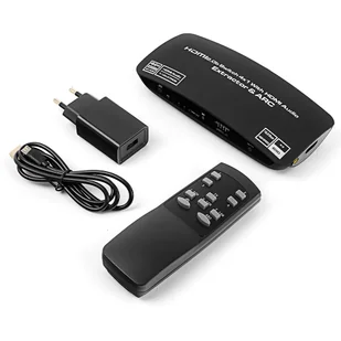 2w1 Sumator HDMI z extractor audio 1/4 SPH-RAE04 - Adaptery i przejściówki - miniaturka - grafika 5