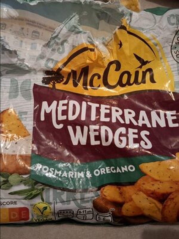 McCain Mediterrane Wedges 600 g