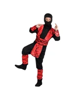 Stroje karnawałowe - Strój Ninja Czerwony GO ST556 134/140 - miniaturka - grafika 1