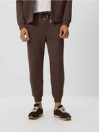 Spodnie męskie - Reserved - Spodnie dresowe slim fit - beżowy - miniaturka - grafika 1