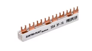 Elektro-Plast OPATÓWEK Szyna łączeniowa 3P 80A 16mm2 widełkowa (54mod.) 3F S-543F-16 45.316 45.316 - Inne akcesoria elektryczne - miniaturka - grafika 1