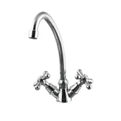 Baterie kuchenne - Invena Roma bateria kuchenna stojąca chrom BZ-21-00S - miniaturka - grafika 1