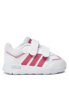 Buty dla dziewczynek - adidas Sneakersy Tensaur Switch JI1050 Biały - miniaturka - grafika 1