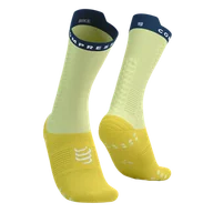Skarpetki kolarskie - COMPRESSPORT Skarpetki rowerowe PRORACING SOCKS V4 BIKE elf yellow/blues - miniaturka - grafika 1