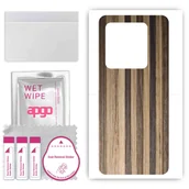 Szkła hartowane na telefon - Folia naklejka skórka strukturalna na TYŁ do Infinix Note 30 Pro -  Drewno Paski Mix - apgo SKINS - miniaturka - grafika 1