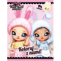 Koloruj i naklejaj! NA!NA!NA! Surprise - Kolorowanki, wyklejanki - miniaturka - grafika 1
