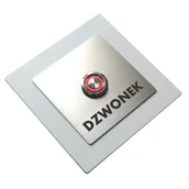 Dzwonki i gongi - Przycisk dzwonka do domofonu wyjścia wejścia furtki bramy drzwi INOX LED 9/12/24/230V, srebrno-biały - miniaturka - grafika 1