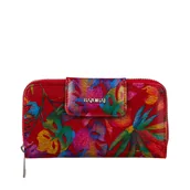 Portfele - Czerwony portfel damski BajuBaj ze skóry naturalnej – funkcjonalność i styl w jednym PD2006s116 RFID - miniaturka - grafika 1