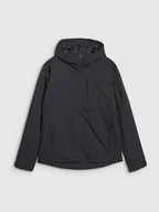 Kurtki i kamizelki sportowe męskie - 4F Kurtka przejściowa membrana 8000 męska - czarna 3XL - miniaturka - grafika 1
