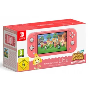 Konsola NINTENDO Switch Lite Coral + ACNH Bundle - Konsole Nintendo - miniaturka - grafika 1