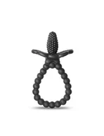 Gryzaki dla dzieci - RaZ Baby Gryzak malina plus czarny 3m+ - miniaturka - grafika 1