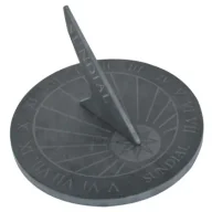 Pozostałe ozdoby ogrodowe - Zegar słoneczny z łupka naturalnego - miniaturka - grafika 1