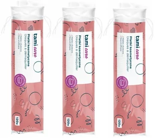 Tami ECOWIPES My Care płatki kosmetyczne 3 x 120 szt - Waciki, płatki i patyczki kosmetyczne - miniaturka - grafika 1