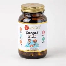Yango Omega 3 EPA + DHA dla dzieci Suplement diety 60 kaps. - Witaminy i minerały - miniaturka - grafika 1