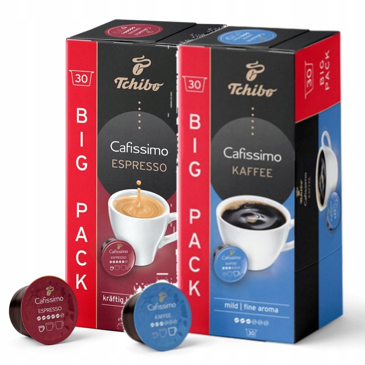 Tchibo Cafissimo Fine Aroma Kawa 30Kaps /Espresso Intense Aroma 30Kaps