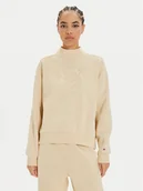 Bluzy damskie - Tommy Hilfiger Bluza Varsity WW0WW43495 Beżowy Relaxed Fit - miniaturka - grafika 1