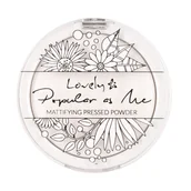 Pudry do twarzy - Lovely Popular As Me Mattifying Pressed Powder matujący puder do twarzy 9g - miniaturka - grafika 1