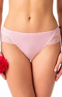Majtki damskie - Key 2-pak melanżowe romantyczne majtki midi bikini, Kolor różowo-beżowy, Rozmiar L, Key - Primodo.com - miniaturka - grafika 1