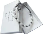 Biżuteria religijna - Różaniec na rękę - pamiątka Komunii Św., Bierzmowania 7727 [k0] - miniaturka - grafika 1