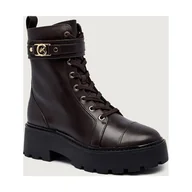 Botki damskie - Michael Kors Skórzane botki na platformie MANDY - miniaturka - grafika 1