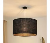 Lampy sufitowe - Brilagi - Żyrandol na lince TUBES ROLLER 1xE27/15W/230V śr. 50 cm czarny - miniaturka - grafika 1