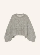 Moda i Uroda OUTLET - Loewe Sweter Z Dodatkiem Moheru grau - miniaturka - grafika 1