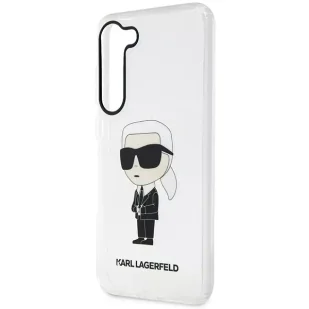 Etui ochronne na telefon Karl Lagerfeld KLHCS23MHNIKTCT do Samsung Galaxy S23+ Plus S916 transparent hardcase Ikonik Karl Lagerfeld - Etui i futerały do telefonów - miniaturka - grafika 6