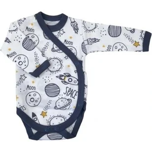 MAMATTI body koperta dł.rękaw KOSMOS r.62 BD11826 - Body dla niemowląt - miniaturka - grafika 1