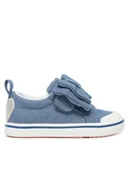 Buty dla dziewczynek - Mayoral Trampki 41622 Granatowy - miniaturka - grafika 1