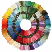 Pasmanteria - Mulina do haftowania kolorowa 200 szt - miniaturka - grafika 1