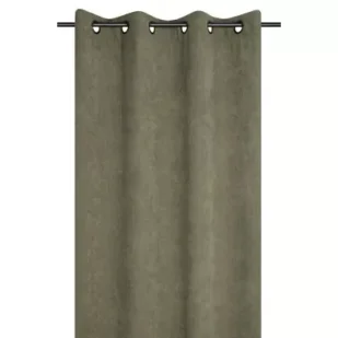 Stof Zasłona Dandy 140x260 khaki sztruks - Zasłony - miniaturka - grafika 1
