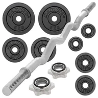 Obciążenia - MAXXIVA Żeliwny zestaw z obciążeniem, 120 cm, 26 kg - miniaturka - grafika 1