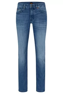 Spodenki męskie - BOSS Męskie spodnie jeansowe Delaware Bc-l-p, Medium Blue424., 31W / 34L - grafika 1