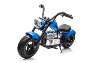 Samochody i pojazdy dla dzieci - Pojazd Motorek Chopper Warrior Niebieski - miniaturka - grafika 1