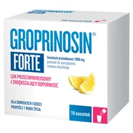 Przeziębienie i grypa - Groprinosin forte 1g x 10 sasz po 1,8 g - miniaturka - grafika 1