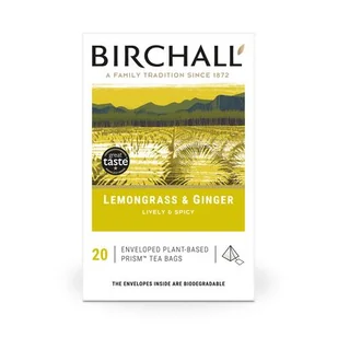 Birchall Tea Tea Herbata Lemongrass &amp Ginger ziołowa 20 piramidek HBIR0017 - Herbata - miniaturka - grafika 1