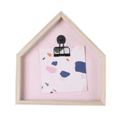 Ramki na zdjęcia - Ramka na zdjęcia HYDDA 18 x 19 cm, kolor różowy - miniaturka - grafika 1