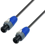 Akcesoria do nagłośnienia - Adam Hall Cables K5 S225 SS 1000 kabel do głośników 2 X 2, 5 MM Neutrik speakON 2-POL na Speakon 2-POL 10 m - miniaturka - grafika 1
