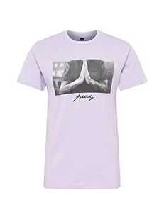 Mister Tee Koszulka męska Pray, fioletowy, XXL - Koszulki męskie - miniaturka - grafika 1