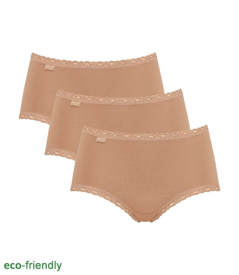 3 x Majtki damskie sloggi 24/7 Cotton Lace Midi C3P-38