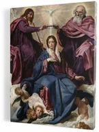 Ikony i obrazy sakralne - Koronacja Matki Bożej - obraz na płótnie canvas - miniaturka - grafika 1