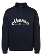 Bluzy męskie - ellesse Męska bluza nierozpinana Mężczyźni Bawełna niebieski jednolity, XS - miniaturka - grafika 1