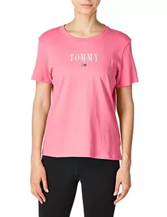 Koszulki i topy damskie - Tommy Jeans damska koszulka Essential z nadrukiem logo - grafika 1
