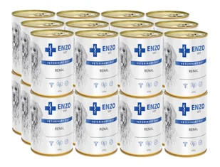 ENZO VET Renal dieta na choroby nerek z wołowiną dla psów 24x400g - Mokra karma dla psów - miniaturka - grafika 1