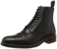 Botki damskie - Aldo Beoduca botki męskie, Czarna skóra 97-46 EU - miniaturka - grafika 1