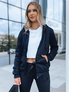 Bluza damska VICTORIA granatowa Dstreet BY1202-XL - Bluzy damskie - miniaturka - grafika 1