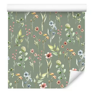 Tapeta Do Salonu Delikatne Wiosenne Polne KWIATY 0,53m x 10m - Tapety - miniaturka - grafika 1
